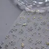Pegatinas para Uñas con Foil Dorado Funda Popular para Teléfono Pegatinas para Uñas Infantiles Danza de la Grulla Oro Arte para Uñas de los Dedos Pegatinas Auxiliares