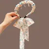 Diadema de corona alta estilo coreano, diadema de borde ancho, diadema para lavarse la cara con dientes, accesorio para el cabello de tela a cuadros de alta gama