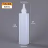 Garrafa Plástica de Plástico Semi-Transparente de 30-500ml com Bico Pontiagudo, Garrafa Plástica de Dispensação por Pressão, Garrafa de Dispensação de Tinta