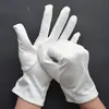 Guantes Blancos para Asistentes de Ventas de Joyerías y Relojerías, Exposiciones de Etiqueta de Anime, Estudiantes de Cosplay, Guantes de Microfibra Exclusivamente para Ventas Transfronterizas