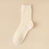Calcetines de cachemira para hombre, otoño e invierno, engrosados, cálidos, de media pantorrilla, absorbentes de sudor, transpirables, estilo coreano, versátiles, calcetines para negocios casual