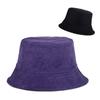 Sombrero Nuevo de Otoño e Invierno para Mujer, Estilo Coreano Moderno, Usable por Ambos Lados, Sombrero de Pescador de Felpa, Sombrero de Cubeta Cálido Versátil y Casual