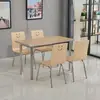 Mesas y sillas de restaurante de comida rápida, mesas y sillas de comedor escolar, mesas y sillas de comedor para personal, mesas de comedor de acero inoxidable, mesas y sillas de restaurante