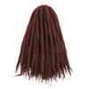 Ponto de fábrica tranças Marley Cabelo de lagarta grande africana trança suja peruca cabeça explosiva crochê cabelo fofo