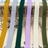 1cm Cinta de Espiga Poliéster-Algodón Colorida Banda Trasera Cuello Sudadera Ropa para Niños Tiras para Dobladillo de Cuello Accesorios de Ropa