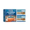 Pastillas Efervescentes Jue Fish para Limpieza de Pisos, Eliminación de Manchas en Baldosas, Descalcificación, Abrillantado, Pulido y Limpieza
