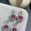 Explosiones aman Alexander colgante de piedra de color para mujer plata de ley s925 incrustado piedra 6mm salida de fábrica