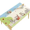Mantel de Mesa de Dibujos Animados, Resistente al Aceite, Impermeable, No Requiere Lavado, Mantel Rectangular para Mesa, Nuevo Modelo 2026, Anti-quemaduras, Resistente a Altas Temperaturas, Mantel para Mesa de Café