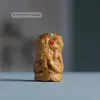Sándalo Madera Maciza Accesorios Zakiram Emperatriz Estilo Étnico Pulsera DIY Colgante Accesorios para Colgar en el Cuello Colgante para Teléfono Móvil