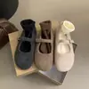 Zapatos Peludos de Moda Chuyu Fairy para Mujer, Nuevo Estilo Francés de Noche Otoño e Invierno, Zapatos Planos Mary Jane Forrados de Felpa, Zapatos Planos de Algodón