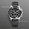 Comercio Electrónico Transfronterizo Popular Daytona Tres Ojos Seis Pines Reloj Mecánico Cronógrafo Multifunción Luminoso Acero Inoxidable Correa Calendario