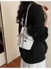 Bolsa de Teléfono Móvil Ligera Nueva Primavera 2025 Estilo Pequeño Fragante Cadena de Rombo Bolso de Hombro Axila Bolso Cruzado