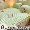 Saia de Cama de Lã de Leite Classe A Peça Única Inverno Plus Veludo Coral Fleece Antiderrapante Capa de Cama Cobertura Completa Capa de Colchão à Prova de Manchas Manga Protetora 3