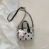 Bolso de Lunares Fresco para Mujer 2026 Verano Nuevo Moda Bolso Cubo Gran Capacidad Bolso de Hombro Cruzado para Viajes