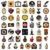 50 Compras Directas Transfronterizas Pegatinas de Graffiti Estilo Gótico Vintage Apothecary Pegatinas Mágicas de Poción Calavera Personalizadas de PP