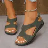 Sandalias de Mujer Transfronterizas de Comercio Exterior 2026 Verano Nueva Moda Versátiles Cómodas Talla Grande Sandalias para Mujer Amazon Temu