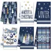 Toallas de Limpieza Navideñas Transfronterizas, Paños Absorbentes de Cocina, Toallas de Mano de Microfibra, Toallas de Regalo Personalizadas