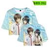 Série Juvenil Lou Dao Roupas de cânhamo verão macio e confortável umbigo manga curta top simples doce manga curta camiseta feminina