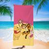 Toalla de Playa de Dibujos Animados de Winnie the Pooh para Nadar en el Mar, Toalla de Baño de Dibujos Animados de Secado Rápido y Absorbente, Linda y Personalizada Especial para Bañarse