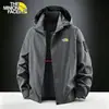 Jaqueta popular de outono para homens, macia e confortável, casaco fino casual esportivo com capuz, em estoque