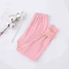 Pantalones Térmicos para Niños para Otoño e Invierno, Leggings de Capa Base para Niños y Niñas, Pantalones Individuales Sin Costuras para Adolescentes, Pantalones de Dormir de Terciopelo Alemán Rayados