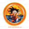 Amarelo Dragon Ball Party Aniversário Decoração Dos Desenhos Animados Prato de Papel Descartável Toalha de Papel Talheres terno