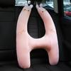Almohada Infantil para Coche Transfronteriza, Almohada Cervical Antiasfixia, Almohada para Coche de Bebé con Función para Dormir, Seguridad Montada en el Coche, Linda y Divertida para Dormir de Lado