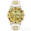 Venta al por mayor de fábrica, relojes populares para hombre para comercio electrónico transfronterizo, con una esfera de alta gama y a la moda, construcción de aleación y diseño de tres ojos