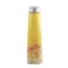 Botella Cónica de 300ml para Jugo y Té de Leche Transparente Engrosada Desechable para Llevar Grado Alimenticio Famosa en Internet Botella Creativa para Bebidas