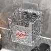 Estante de almacenamiento para baño de alta gama sin perforaciones montado en la pared almacenamiento de cosméticos de alta calidad caja de almacenamiento para toalla facial de desecho