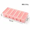 Bandeja de Cubitos de Hielo Grandes Fácil de Soltar Herramienta Ralladora Bandeja de Congelador de Silicona con Tapa Molde para Barras de Hielo Rectangular Fabricador de Hielo de Verano