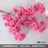 Ramas de Flor de Cerezo Artificiales, Ramas de Flor de Durazno, Enredaderas para Bodas, Decoración de Pared para Interiores, Flores de Plástico y Seda, Enredaderas para Sala de Estar, Árbol de Flor de Cerezo