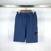 Pantalones Cortos Básicos Clásicos de Color Sólido con Brújula y Bolsillo Único para Hombres y Mujeres