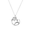Collar de ciervo sika con incrustaciones de diamantes de lujo en plata S925 bajo el árbol Banyan, cadena de clavícula de alta gama para mujer.