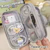 Bolsa de Almacenamiento para Viaje Bolsa de Almacenamiento de Gran Capacidad Cargador Teléfono Móvil Memoria USB Power Bank Organizador de Accesorios Digitales