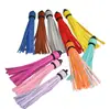 Mismo Color de Fondo Borla de Cuero Campana Negra Amazon Silicona Pulsera de Cuentas de Madera Accesorios de Joyería Accesorios de Pegamento Gotas 25 Colores
