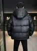 Nueva Norma Nacional Chaqueta Corta con Capucha 50% Pluma para Hombre Transmisión en Vivo Más Vendido Alta Calidad Ropa de Trabajo para Exteriores Abrigo Cálido
