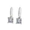 Aretes de nicho con sentido del diseño de cubo de azúcar simple y moderno ins de lujo ligero, temperamento de personalidad de moda femenina, joyería de oreja de alto sentido