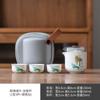 Juego de té de viaje de la Marea Nacional del Festival del Bote del Dragón, una tetera, tres tazas, taza exprés de alta calidad, tetera de cerámica de vidrio portátil, regalo de negocios