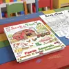 10 hojas/paquete de pósters para colorear, nuevo reconocimiento transfronterizo de animales de granja, búsqueda de objetos, colorear, graffiti a mano alzada, pósters divertidos