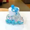 Nueva Botella de Arena de Flujo de Aceite de Motocicleta de Acrílico Colgante de Juguete de Motocicleta Luminoso Accesorios de Decoración de Escritorio Venta al por Mayor