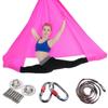 Hamaca de Yoga Aérea, Tejido de Nailon Sin Costuras Microelástico Resistente, Hamaca para Adultos en Casa, Disco Fijo Específico para Yoga