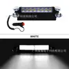 Luz intermitente de bloque frontal rojo y azul para coche con 8 LED, ventosa, pala, luz estroboscópica para abrir canal, luz de advertencia para cristal de bloque trasero