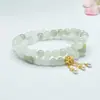 Pulsera de Jade Natural Guan Yu Jade Verde de Tianshan Círculo Único para Mujer Venta al por Mayor de Fábrica Transmisión en Vivo Dropshipping S3050503