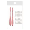 Set de Borradores Negros Transfronterizos para Estudiantes de Arte, Pluma de Detalle de Alto Brillo para Difuminar, Pluma Borrador Esponja para Pintura Estudiantil