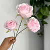 Arranjo floral artificial rosa pérola, buquê de jardim fresco, decoração de cena de casamento, arranjo de flores para exterior, flores artificiais de teto, rosa pérola