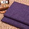 Material de Tela para Sofá, Tela Gruesa, Lino de Imitación, Algodón y Lino, Lino Rústico Espesado, Funda de Cojín, Tapicería Dura y Suave, Tela de Fondo Lisa