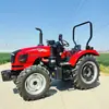 Trator Agrícola de Rodas Dongfeng 704, Eixo Traseiro Reforçado para Condições de Seca e Inundação, Cultivador Rotativo de Aragem Profunda com Válvula Multi-vias de Alta Pressão