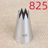 Boquilla Decoradora de Acero Inoxidable 825 Recta 8 Dientes Crema Yogur Frijoles Derretidos Soldadura Pulido Repostería Herramienta DIY