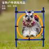 Suministros para mascotas, anillo de salto para perros, anillo de salto para entrenamiento de sensibilidad, poste de salto, equipo deportivo para perros al aire libre D406